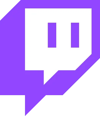 Logo violet de Twitch, la plateforme de streaming vidéo en direct